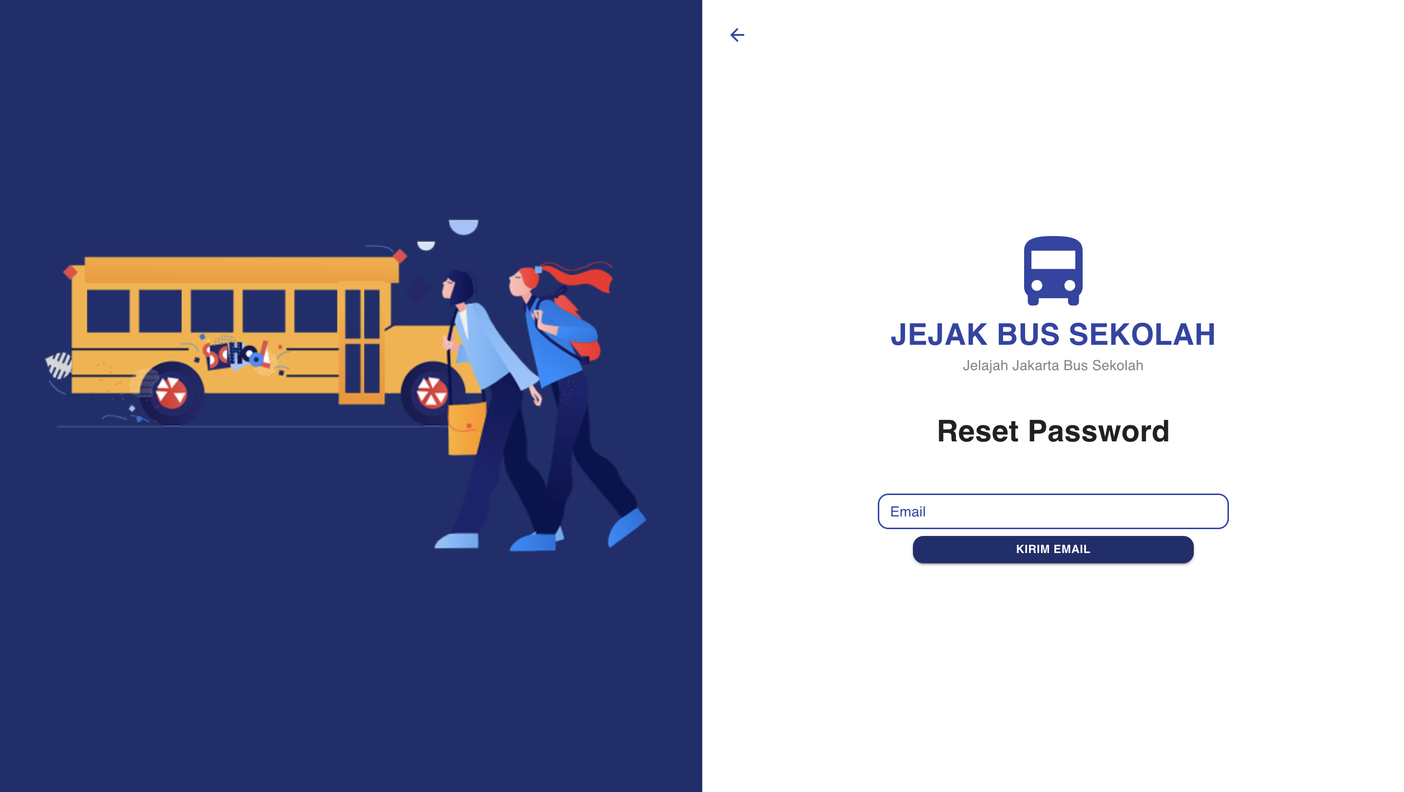 Halaman Reset Password