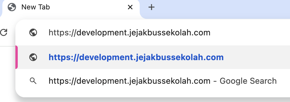 Halaman Login Jejak Bus