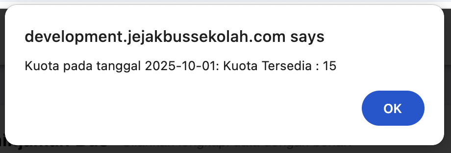 Cek Kuota Bus
